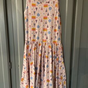 Dot Dot Smile Girls 8 10 Pretty Pink Birthday Classic‎ Tank Dress NWOT